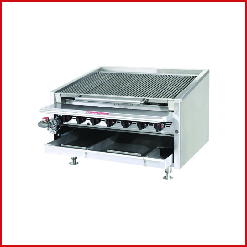 MagiKitch'n CM-RMB-636 - Seven Burner Gas Chargrill